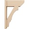 Ekena Millwork 7 1/2-in W x 18-in D x 26-in H Balboa Slat Rough Cedar Woodgrain TimberThane Outlooker, Primed Tan OUTUR075X18X26BOA24RCPR - alternate 4